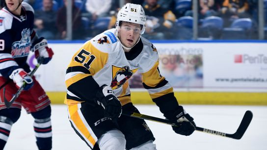 Hallander's confidence grows after scoring first AHL goal taken at PPG Paints Arena (Penguins)